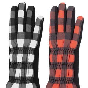 2 PACK - Buffalo Plaid Winter Gloves
